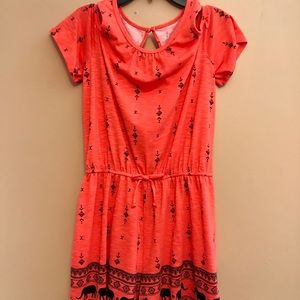 Girls cold shoulder romper